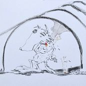 Concorso illustra un proverbio: Il lupo perde il pelo ma non il vizio. Un proyecto de Ilustración tradicional, Bocetado, Creatividad, Dibujo a lápiz, Dibujo e Ilustración infantil de dorarts - 31.01.2026