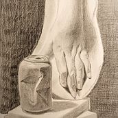 Study of a Classical Still Life. Drawing, Pencil Drawing, Artistic Drawing, and Realistic Drawing project by debattistakvamme - 02.01.2026