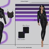 Artbook Digitale. Fashion Design, Digital Illustration, Digital Drawing, and Sketchbook project by Nicole Zaramella - 02.03.2026