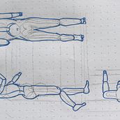 Proceso figura anatómica básica y sus perspectivas. Fine Arts, Drawing, Pencil Drawing, Realistic Drawing, Figure Drawing, and Sketching project by Cristian Ramírez - 02.03.2026