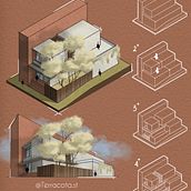 Ilustración Digital con Procréate. Un proyecto de Ilustración arquitectónica, Arquitectura, Arquitectura digital, Ilustración digital, Bocetado, Dibujo, Diseño digital y Diseño 3D de Alejandra Lopez - 04.02.2026