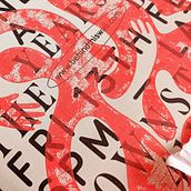 Poster celebrating 10 years of Behind This Wall!. Ilustração digital, Design gráfico, Direção de arte, Tipografia e Inteligência Artificial projeto de David Matos - 04.02.2026