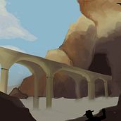 Cueva misteriosa. Un proyecto de Concept Art, Ilustración tradicional, Ilustración digital, Videojuegos, Animación, Cine, vídeo, televisión y Diseño de videojuegos de Diego Saint Paul - 05.02.2026