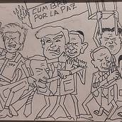 "CUMBRE POR LA PAZ" VERSION DONALD TRUMP . Scriere, Comic și Desen de juanjosereale - 02.06.2026