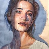 Proyecto final. Een project van  Beeldende kunst,  Portrettekening, Schilderij y Aquarelschilderen van Quique - 08.02.2026