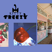 Kitty freezy. Br, ing e Identidade, Design gráfico, Stor, telling, Tipografia, e Desenho tipográfico projeto de Johnston Lazare Contreras Domínguez - 08.02.2026