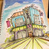 Cloudy Japan Ein Projekt aus dem Bereich Architektonische Illustration, Zeichnung, Illustration mit Tinte, Sketchbook und Skizzenentwurf von Christian Escobar - 11.02.2026