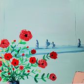 Die Entfaltung - eine wortlose Überraschung. Drawing, Traditional illustration, Children's Illustration, Narrative, Gouache Painting, Stor, telling, and Picturebook project by Neva Richoz - 02.11.2026