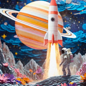 The Origami Astronaut. Un proyecto de Motion Graphics, Cine, vídeo, televisión, Edición de vídeo, Realización audiovisual, Diseño con IA, Creación de Contenido con IA, Generación de Videos, Animación con IA, Edición de Foto, Video con IA, Diseño 3D y Motion con IA de DORIVAN JUNIOR - 13.02.2026