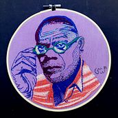 Retrato de Samuel L. Jackson. Un progetto di Ricamo e Textile Design di gemma canal paredes - 15.02.2026