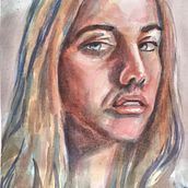 Portrait. Fine Arts, Portrait Drawing, Painting, and Watercolor Painting project by Manjinder Singh - 02.16.2026
