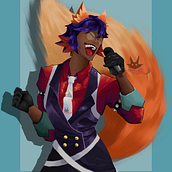 Mi nombre es Fox . Ilustrasi Digital, Ilustrasi tradisional, Dan Menggambar proyek oleh aalesa09 - 02.17.2026