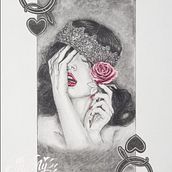 Open Cards, Her Majesty's Secret Ein Projekt aus dem Bereich Bleistiftzeichnung, Zeichnen mit Buntstiften und Bildende Künste von Samantha Foley - 18.02.2026