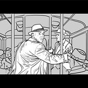 Exercises in Style - Storyboard Animation (Acted in 1940s Paris). Un proyecto de Concept Art, Dibujo digital, Dirección de arte, Ilustración digital, Producción audiovisual , Stor y board de Olivia Granatowski - 18.02.2026