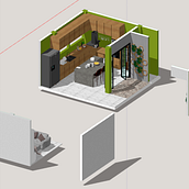 Cocina integral . % Laura Corona tarafından hazırlanan Mimarlık, ArchVIZ, Dijital Mimarlık, İç Tasarım, Ve Mekansal Tasarım projesi - 02.19.2026