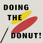 "Doing the Donut!" - A Doughnut Economics Podcast. Un proyecto de Br, ing e Identidad, Diseño, Diseño de logotipos, Diseño gráfico, Diseño tipográfico y Tipografía de Duc Chu - 20.02.2026
