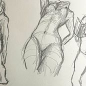 Dibuix artístic: Esbossos ràpids i canons anatòmics. Desenho anatômico projeto de Yasmín Torres Cortés - 22.02.2026