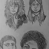 Sèrie de retrats - DIB. ART. . Ilustrasi tradisional, Menggambar, Buku sketsa, Dan Gambar Pensil proyek oleh Laia Cuesta Z. - 02.22.2026