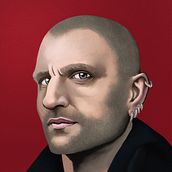 CHINA MIÉVILLE . % David Roi Corral Naveira tarafından hazırlanan Dijital İllüstras, on, Portre Çizimi, Dijital Bo, Ve ama projesi - 02.23.2026