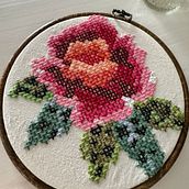 Bordado en punto cruz para parche en chaleco de Jean . Un progetto di Ricamo, DIY, Upc, cling e Textile Design di Andrea Palópoli - 24.02.2026