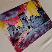 Krzyżtopór - sitodruk na koszulkach . Seni, Kerajinan, Seni Rupa, Pencetakan, Fotografi, Fotografi Seni Rupa, Dan Sablon proyek oleh Daria Maroń-Ptak - 02.25.2026