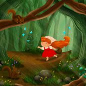Bosque Encantado. Een project van Kinderillustratie, Digitale illustratie,  Digitaal schilderij y Prentenboeken van mili_gonda - 28.02.2026