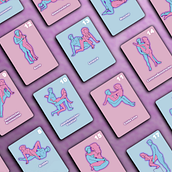 Kama Sutra card game. Digital Illustration, Graphic Design, Product Design, Product Photograph, Editorial Illustration, and Presentation Design project by Eduardo Giunta - 03.02.2026