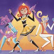 Espías Galácticas . Desen, Design de caractere & Ilustrație tradițională de Nayara Artero - 03.02.2026