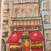 Dublin Streets Ein Projekt aus dem Bereich Architektonische Illustration, Zeichnung, Illustration mit Tinte, Sketchbook und Skizzenentwurf von nadiabonjour - 06.03.2026