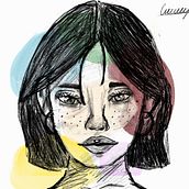 The model . Desenho digital, Ilustração digital e Ilustração tradicional projeto de Cristian Diaz - 07.03.2026