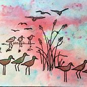 Down by Moreton Bay. Un projet de Beaux Arts, Esquisse , Créativité, Dessin , et Carnet de croquis de Diana Penson - 07.03.2026