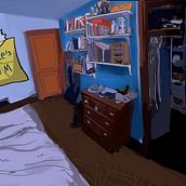 Andre's Room . Animație, Ilustrație tradițională, Ilustrație digitală și Pictură digitală de AMBO ★ - 03.09.2026