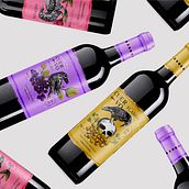 CUERVO | Branding & Wine Label Design . % Emmanuel Fernández Melón tarafından hazırlanan Markalaşma ve Kimlik, Ambalajlama, Tasarım, Mürekkep İllüstras, Ve onu projesi - 03.11.2026
