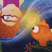 Amigos de verano. Projekt z dziedziny Ilustracja cyfrowa, Ilustracje dla dzieci, Malarstwo cyfrowe i Książka obrazkowa użytkownika Camila Vasquez - 12.03.2026