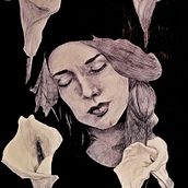 Mujer entre alcatraces. Un projet de Dessin, Illustration à l'encre, Carnet de croquis , et Esquisse  de Frank Murphy - 13.03.2026