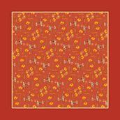 Orange mood scarf. Een project van Patroonontwerp,  Modeontwerp y Printen van irkofisher - 15.03.2026