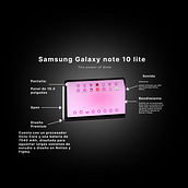 Samsung Note 10 lite proyecto . Un proyecto de Br, ing e Identidad, Diseño, Diseño de logotipos, Diseño gráfico, Diseño tipográfico y Tipografía de Valentina - 16.03.2026