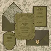 Invitación de boda “Carlo & Elena”. Br, ing e Identidade, Design gráfico, Eventos, e Design de papelaria projeto de bzvnt6mvxf - 17.03.2026