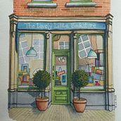 The Lovely Little Bookstore. Architectural Illustration, Drawing, Painting, and Watercolor Painting project by l_dimpel - 03.18.2026
