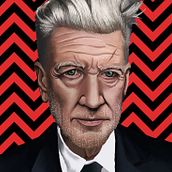 DAVID LYNCH . % David Roi Corral Naveira tarafından hazırlanan Portre Çizimi, Dijital İllüstras, on, Dijital Bo, Ve ama projesi - 03.19.2026
