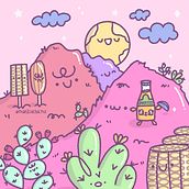 México lindo y Kawaii Ein Projekt aus dem Bereich Design von Figuren, Grafikdesign, Kreativität, Zeichnung, Digitale Illustration und Manga von Maria Rodriguez - 19.03.2026