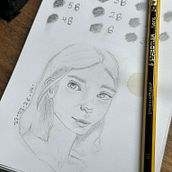 Portrait Sketchbooking - Gaby Niko . % Victoria Marchand Padron tarafından hazırlanan Eskiz çizimi, Çizim, Portre Çizimi, Sanatsal Çizim, Ve Eskiz defteri projesi - 03.22.2026