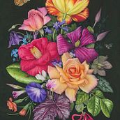 In the style of Dutch Flower paintings. . Ilustrasi tradisional, Seni Rupa, Seni, Kerajinan, Lukisan Cat Air, Dan Gambar Realistis proyek oleh Julia Trickey - 03.23.2026