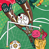Ilsutración Mundial 2026 . Iklan, Menggambar, Ilustrasi Digital, Dan Gambar Digital proyek oleh oscar mauricio castro parra - 03.23.2026