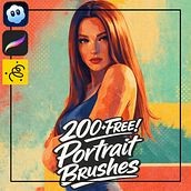 [Post #107] Digital Portrait Painting With AI + FREE Prompt #16 + FREE! Domestika Coupon - 10% Descuento Domestika - Plus Get a Free 200+ Brush Pack and a 10% Domestika Course Coupon #portraits #brushset #domestika #procreatebrushes #freebrushes. Un proyecto de Ilustración tradicional, Dibujo, Ilustración digital, Diseño gráfico, Diseño con IA, Creación de Contenido con IA, Animación con IA, IA para programación, AR, VR con IA, Edición de Foto, Video con IA, Diseño 3D, Motion con IA, Texto, Stor, telling con IA, Inteligencia Artificial, Pintura a la acuarela, ChatGPT, LLMs, Asistentes Inteligentes, Pintura, Pintura digital, Pintura acrílica, Pintura al óleo, Dibujo digital, Dibujo de Retrato, Dibujo a lápiz, Manga, Cómic y Dibujo anatómico de Rod Lovell - 24.03.2026