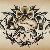 Brotherhood Ein Projekt aus dem Bereich Digitale Illustration und Tattoodesign von Koby Oyoa - 26.03.2026