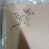 Tatuaje de dragones  Ein Projekt aus dem Bereich Tattoodesign von Montserrath Andraca Méndez. - 27.03.2026