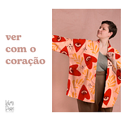 Ver com o coração. Un progetto di Costume design, Illustrazione digitale, Fashion design, Illustrazione tradizionale e Pattern design di Kamilla Piovesan - 27.03.2026