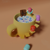 Final Project . 3D, pemodelan 3D, Dan desain 3D proyek oleh Çağrı Yükünç - 03.27.2026