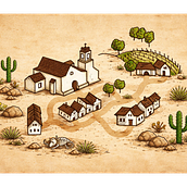 Pueblo de San Pedro de Atacama. Digital Illustration, Editorial Illustration, and Traditional illustration project by Lucas Rodríguez Navarrete - 03.28.2026